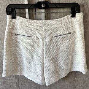 RAG & BONE Cora Creamy White Dressy Shorts Fully Lined